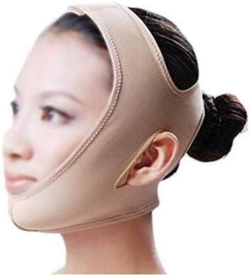 MLX Firming Face Mask,mask Facial Mask Beauty Medicine Face Mask Beauty V Face Bandage Line Carving Lifting Firming Double Chin Mask (Size : Xl)