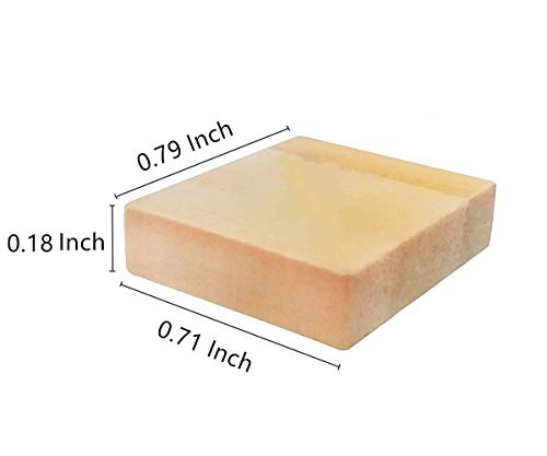 Abbaoww 100Pcs Wood Blank Scrabble Tiles for Craft, Decoration, Altered Art and Laser Engraving Carving