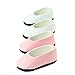 American Fashion World 2 Pack of Slip on Shoes: White and Pink| Fits 14