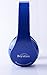 Beyution royalblue-513 Bluetooth HiFi Stereo Headphones Built in Mic, Retail Package - Royalblue