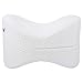 TravelWedge® Knee Pillow Memory Foam Pain Relief for Sciatic Nerve Leg Back Pregnancy Discomfort Includes Soft Breathable Washable Cover