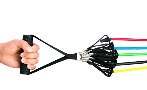 AIKESIWAY Resistance Bands Handles,Cable Machine Attachment Handles,Compatible with Cable Machines and Resistance Bands Set,Super Strong Nylon Webbing for Resistance Training(1 Pairs)