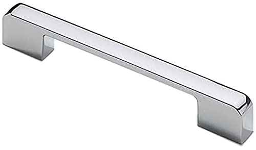 TOP-VIGOR Kitchen Cabinet Door Handle Polished Drawer Pull Handle T Bar Furniture Cupboard Handles Hole Center 128mm