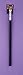 Forum Novelties Theatrical Walking Cane Silver