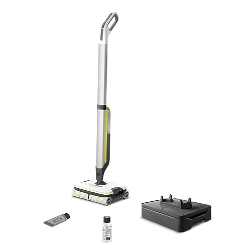 KÄRCHER Hartbodenreiniger FC 7 Cordless, kabelloser Bodenreiniger mit 4 rotierenden Mikrofaserwalzen, Akkulaufzeit: ca. 45 min, Flächenleistung pro Akkuladung: ca. 175 m²