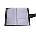 KINGFOM PU Leather Business Journal Name Card Book Holder for 300 cards with Hasp, Black (300 cell)