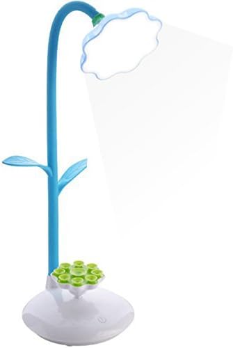 Desk Lamp Table Lamp Rechargeable Portable Touch Lamp With Usb Charging Port And Sucker Holder Can Charge Phone (Blue)