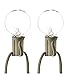 Better Homes and Gardens 20 CT String Lights Clear Glass Globe Outdoor Indoor (Brown Wire)