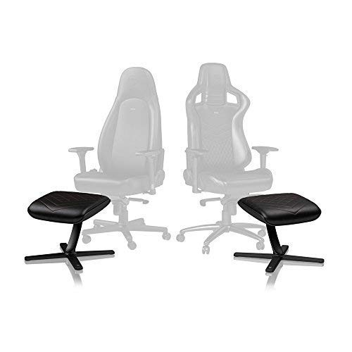 noblechairs-Poggiapiedi-per-sedie-da-Gaming-Sedie-da-Ufficio-PU-Ecopelle-Poggiapiedi-Girevole-a-360--Ribaltabile-Fino-a-57--NeroRosso