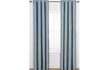 Heart Of House Ava Faux Silk Curtains 168x183cm Duck Egg