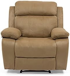 Urban Ladder Robert Recliner (Colour : Sand Brown Fabric)
