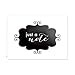 Black Foil All Occasion Note Card Assortment Pack - Set of 24 cards - 4 designs, blank inside - with white envelopes
