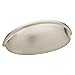 Franklin Brass Contemporary Cup (25-Pack) Cabinet Handles 3' Hole Center Satin Nickel Kitchen Drawer Pulls Dresser, Furniture Hardware P34702-SN-B