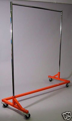 CLOTHING Z-RACK Orange Base w/Non-Mark Wheels NEW
