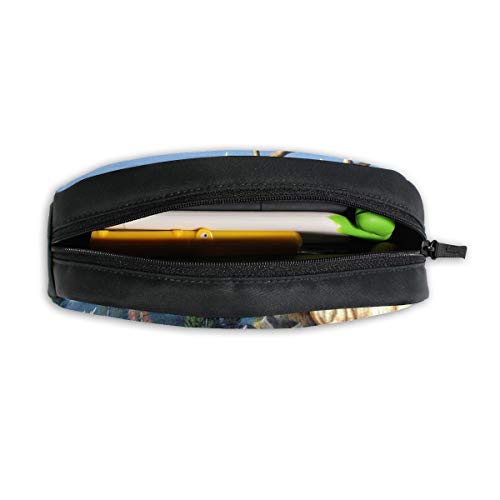 HengZhe Pencil/Pen Case Cosmetic Bag Elk Wildlife Students Pouch Stationery Holder Office Organizer - Thumbnail 3
