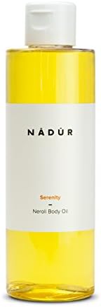 100% VEGAN, Sensual, Natural Neroli Body Oil 6.7 oz - Grape seed Oil and Mandarin Oil-Reduces the appearance of STRETCH MARKS & CELLULITE - Non-Greasy, Fast Drying.