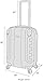 TravelCross Chicago 20'' Carry On Lightweight Hardshell Spinner Luggage - Champagne