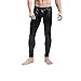 YiZYiF Fashion Men's Leather Like Tight Pants PVC Long Trousers Underwear Black Medium