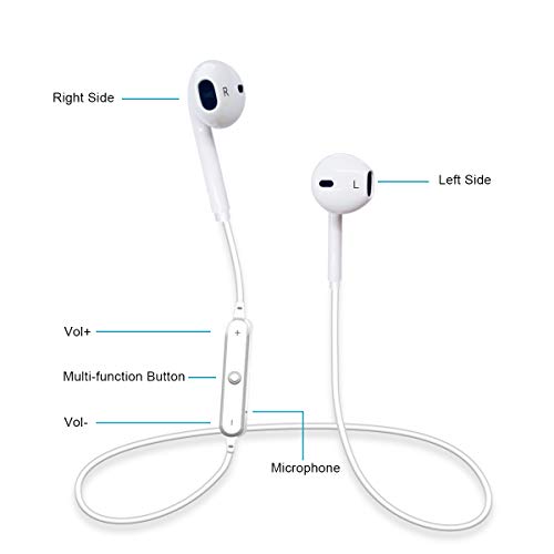 Ear Buds Wireless Headphones,WEILIGU Sport Waterproof Bluetooth in-Ear Headphone with Mic