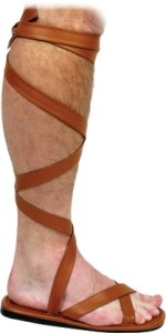 Men's Costume Shoe Roman Sandal Large
