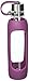 Contigo Purity Glass Water Bottle, 20oz, Radiant Orchid with Silicone Tether