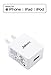 Apple Certified iPhone iPad & iPod Charger - Ultra Durable 6ft Lightning to USB Cable and 12W USB Power Adapter Wall Plug for iPhone X XS Max XR 8 Plus 7 6S 6 SE 5S 5C 5 iPad Mini Air Pro iPod (White)