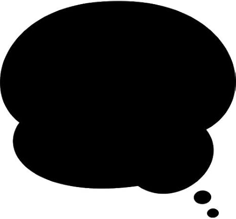 Amazon ウォールステッカー チョークボード Lサイズ 吹き出し コメント 会議 オフィス コミック かわいい 大きい 手書き お絵かき 教育 ウォールステッカー オンライン通販