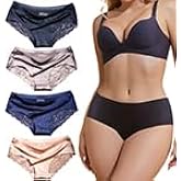 ITAYAX Silky Smooth Invisible Hipster Bikini Underwear for Women Frozen Silk Seamless Panties with Silky Tactile Touch