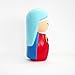 Shining Light Dolls LLC St. Anne Collectible Vinyl Figure with Story and Prayer Card