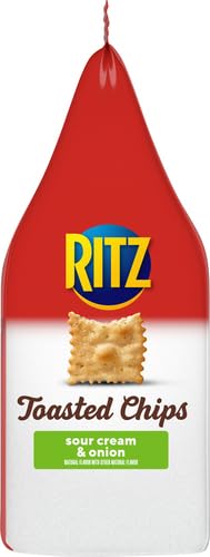 RITZ TOASTED CHIPS SOUR CREAM AND ONION CRACKERS, 8.1 OZ