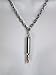 Real Bullet Necklace Punk Silver Black Metal Rock Death