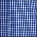 Hanes Men's Broadcloth Pajama Set, Blue Check, Large