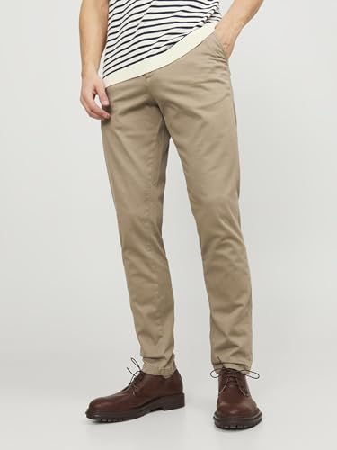 Jjimarco Jjbowie Sa, Pantaloni Uomo, Beige, 33W / 34L