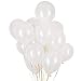 MOWO Black White Latex Balloons, Party Decorations, Helium Balloons, 12 inches, 3.2g/pcs, Pack of 100