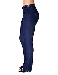 Pantalón de corte de arranque Bebop para dama, sarga de algodón elástico, cinturón extraíble
