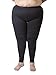 Opaque Graduated Compression Extra Firm Support (20-30mmHg) Plus Size Footless Microfiber Leggings Tights with Control Top. (XXXL(18W-20W))
