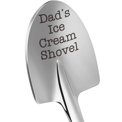 Dad Fathers Day Birthday Gift, from Daughter/Son, Fathers Day for Dad Daddy Grandpa Husband, Funny Dad's Ice Cream Shovel Daddy Father-in-Law Grandfather Valentines Stuffers Easter Basket Essentials