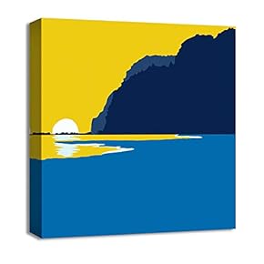 Canvas Wall Art Landscape Canvas Prints Home Artwork Decoration for Living Room, Bedroom - 12x12 inches