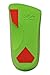KidSole 3/4 Length Neon Shield Arch Support Insole for kids with foot pronation, flat feet, or any other undiagnosed arch support issues (Kids Size US 0-3.5)