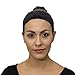 Velvet Wig Grip - Holds Wigs & Head Scarves in Place - Velvet Wig Grip Band with Adjustable Elastic Closure - Seamless Wig Grips for Women - Comfortable Wig Gripper - Comes in 3 Colors (Black)