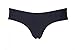 CFR Sexy Womens Ruched Butt Bikini Bottom V Cheeky T-Back Ladies Swimsuit Black,S