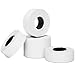 10 Rolls 10000 Pieces of White Price Label Paper for Mx-5500 Price Gun Labeller