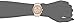 Akribos XXIV Women's Crystal Accent Watch - Multifunction 3 Subdials Day, Date and GMT On Stainless Steel Braclet - AK872