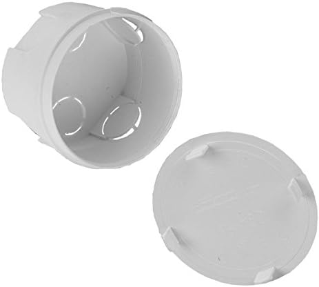 Caja de interruptores (13.3 cajetín 80 mm Pk P/T Diámetro 80 6496: Amazon.es: Iluminación