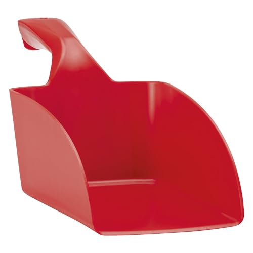 Vikan 56774 Hand Scoop, 0.5 Litre, Red – Durable Hygienic Plastic Scoop