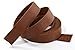 LeatherRush 5-6 Ounce Oil Tanned Leather Strip Brown 1 x 84 inch