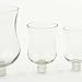 Koyal Wholesale Candelabra Hurricane Glass Shades,3-Inch Clear, Bulk Set of 6 Peg Votive Holders