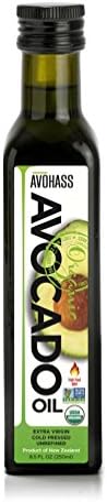 Avohass New Zealand Organic Extra Virgin Avocado Oil 8.5 fl oz