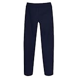 Hanes Girls' Fleece Open Bottom Sweatpants-S-6-6X-Navy