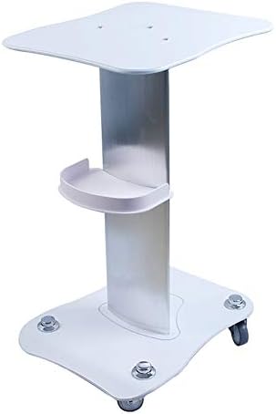 Medical Cart Tool White Beauty Salon Rolling Cart with Wheel, Portable Small Bubble Instrument Trolley for SPA Club, 20kg Load Capacity